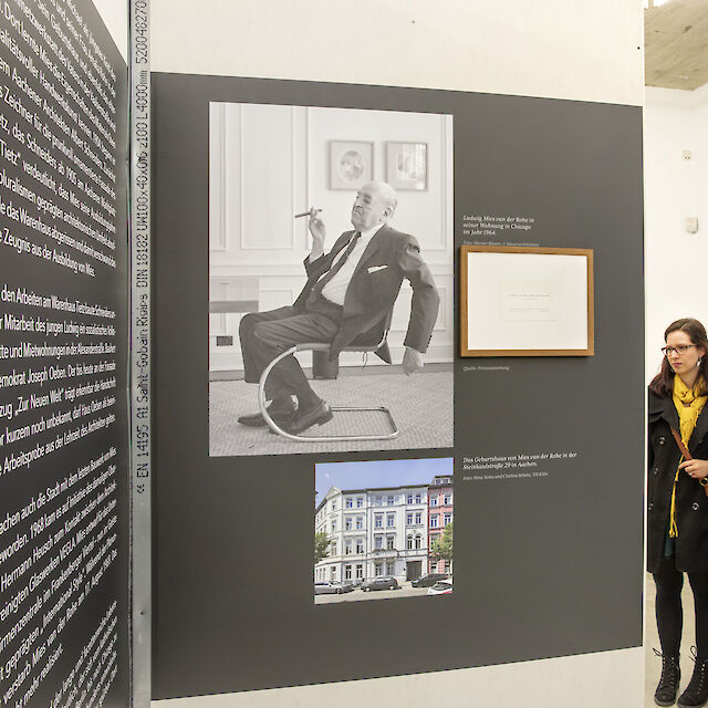 Die &quot;Mies im Westen&quot;-Ausstellung im NAK in Aachen im Mai 2019.